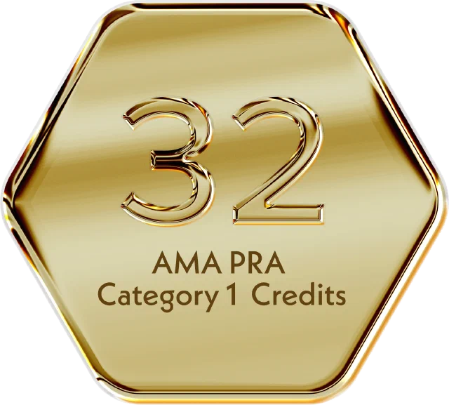 32 AMA PRA Category 1 Credits
